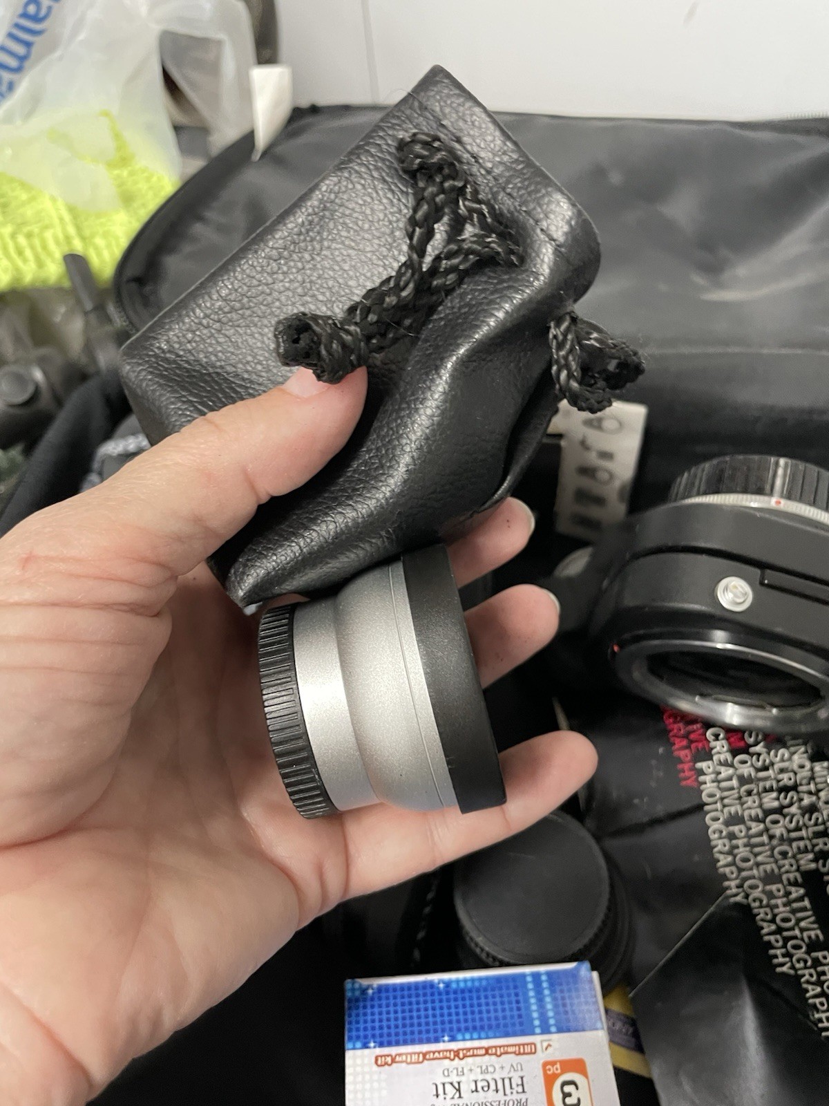 Minolta IV BELLOW Macro Ex Tube Step Up Rings Macro Lens More Camera Acc W/ Case