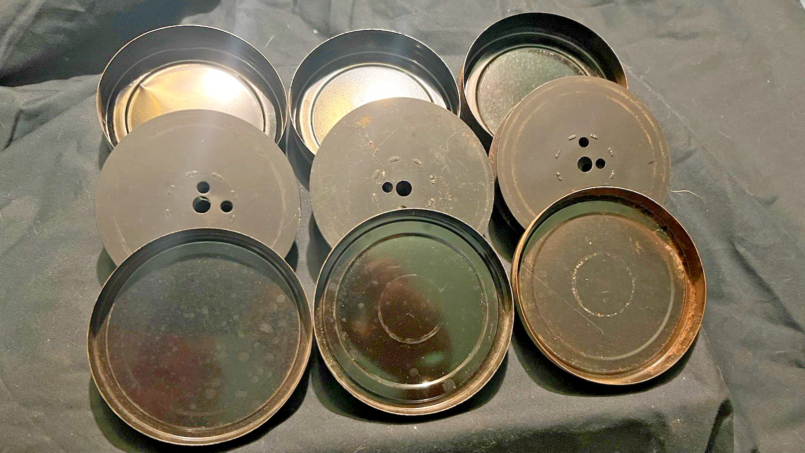 100′ 16 mm reels and cans