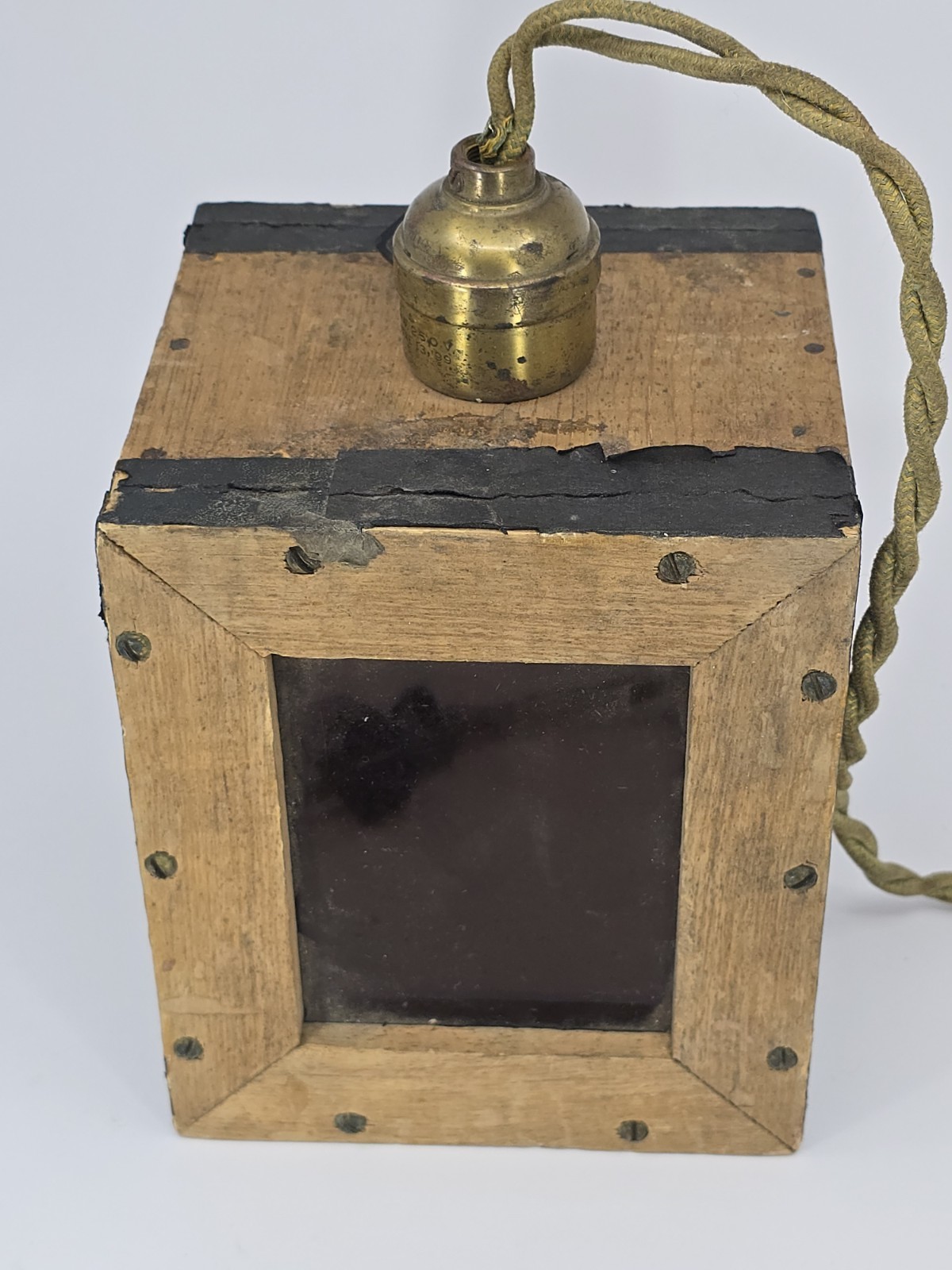 Vintage 1930-40s Dark Room Safelight Box Homemade – Camera Photography