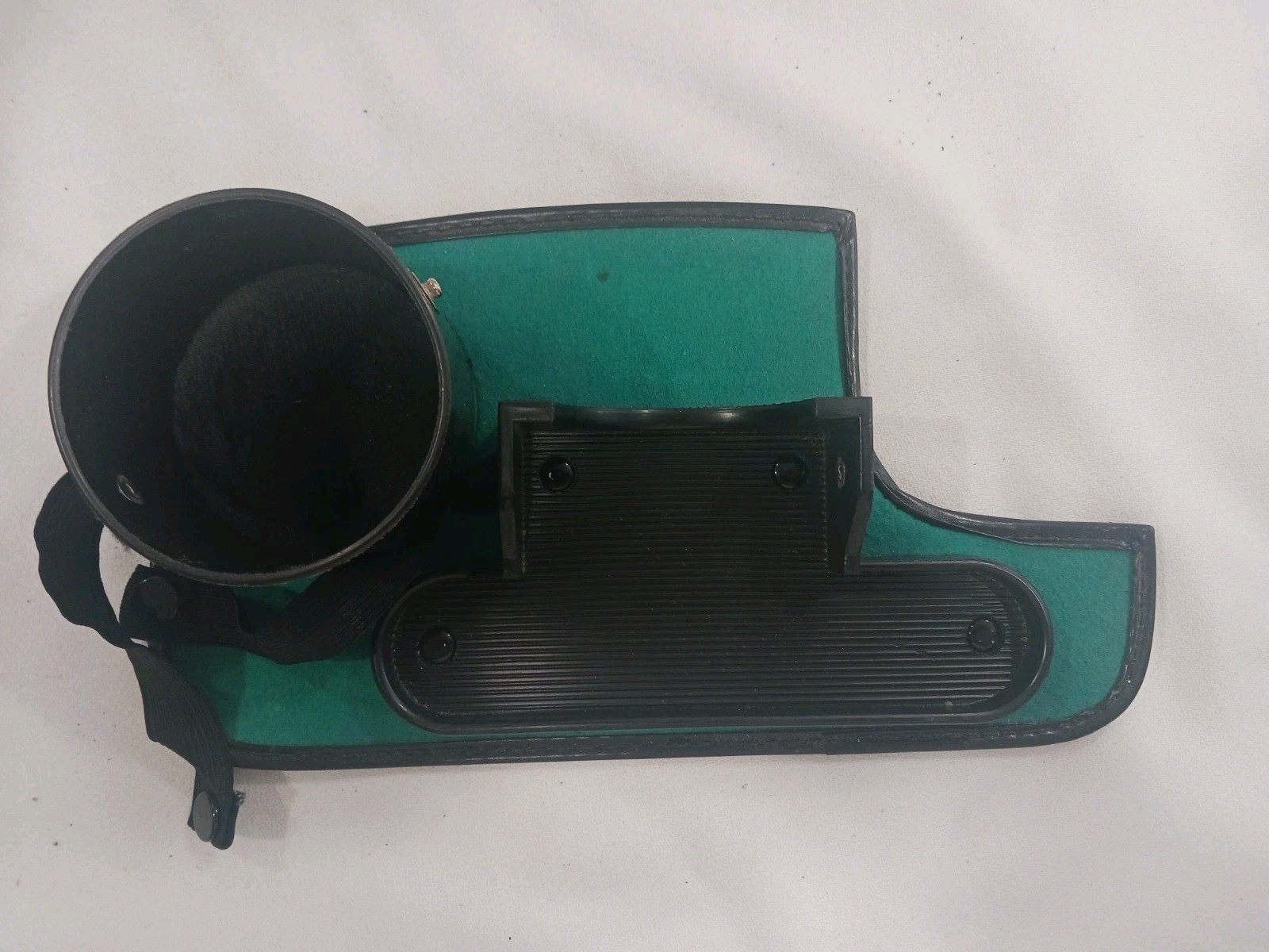 Vintage Pentax Honeywell Hard Camera & Lens Case 11″ x 6″ x 6″ Black Leather VGC