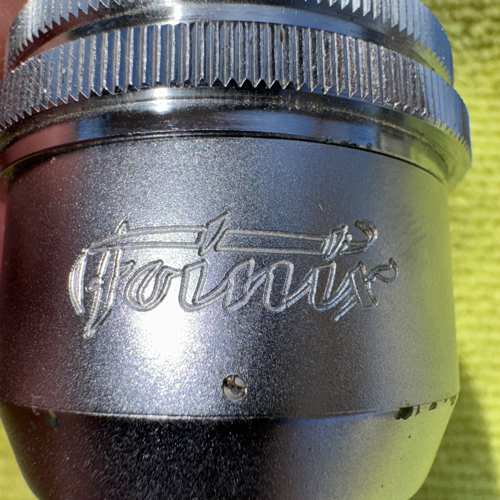 Foinix Universal silver camera viewfinder fits hotshoe rotating focal length