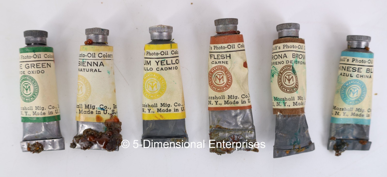 Vintage Marshall’s Photo-Oil Colors – Student Set In Box with Leaflets