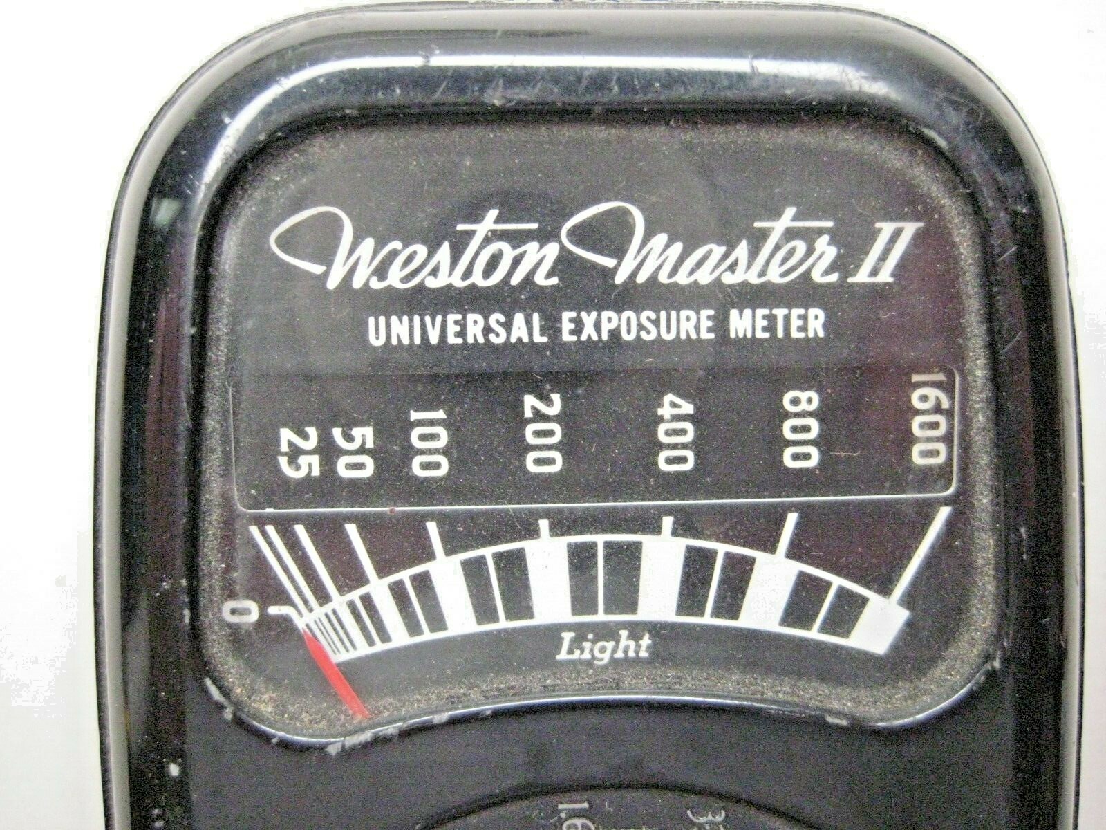 WESTON MASTER II Universal Exposure Light Meter Black Paint version WORKING