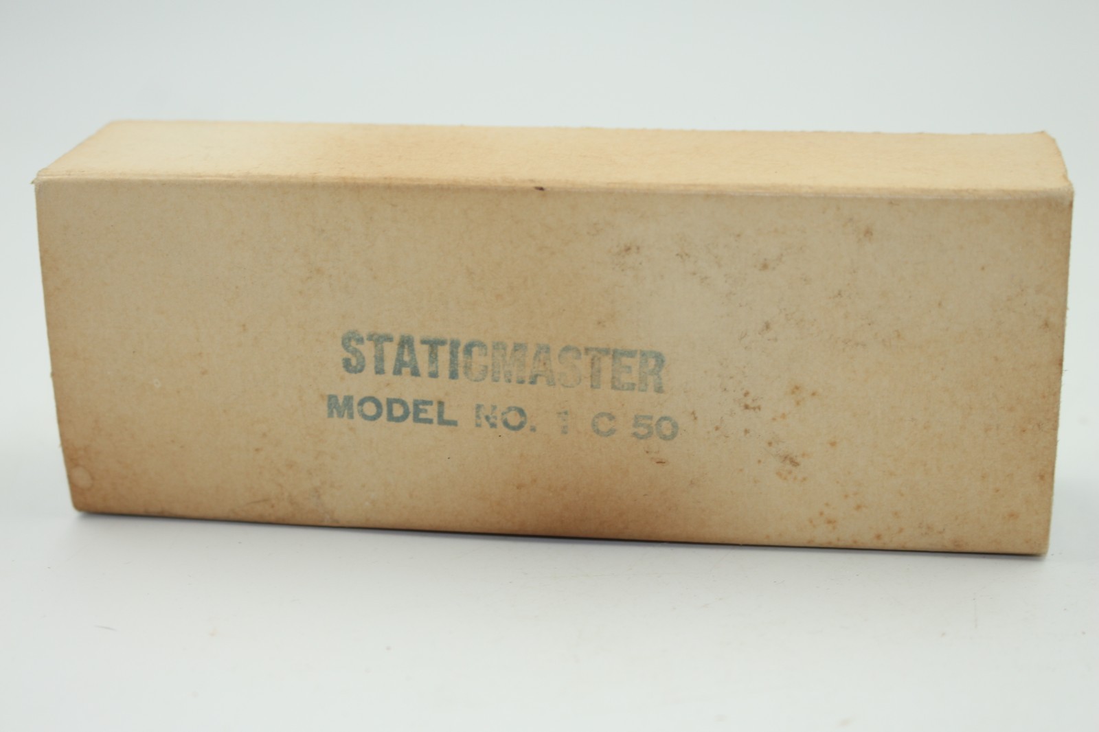 Staticmaster Vintage photo brush 1C50 W/ Box & Instructions – Nov 65