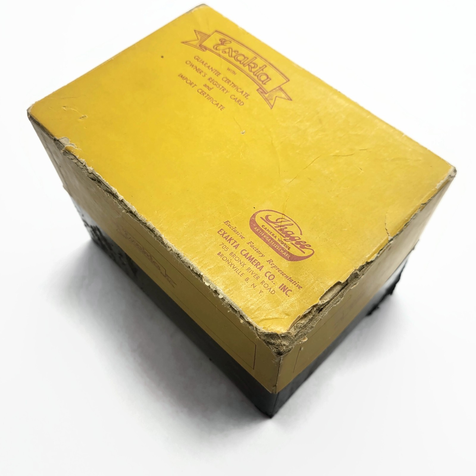 Vintage 1960s Ihagee Exakta Model VX Camera Box Only* Dresden Germany