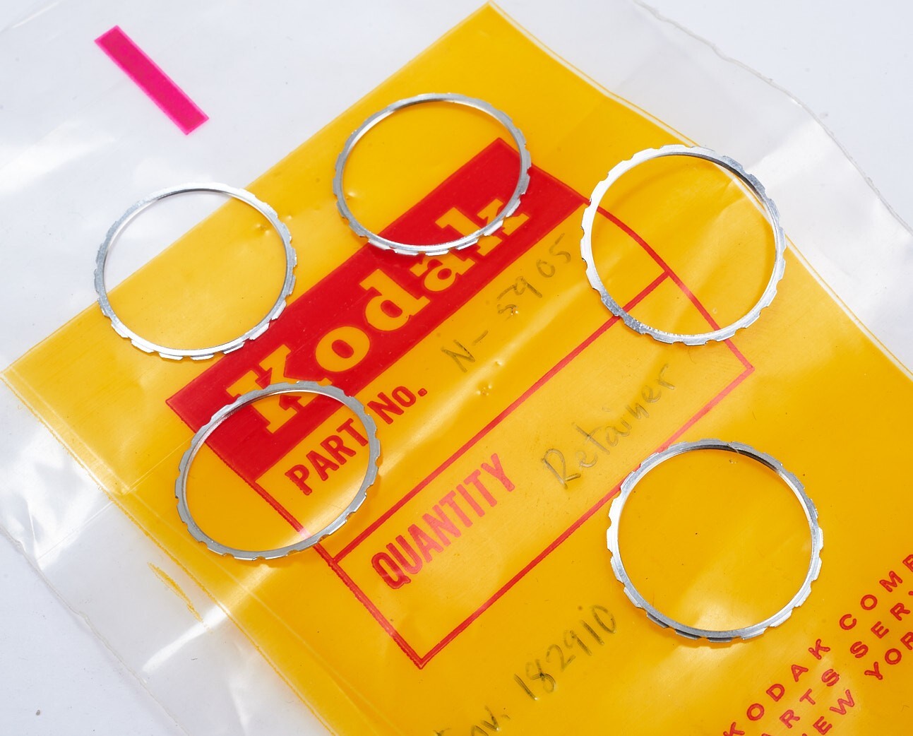 Original Compur #00 Center Shutter Thin Type Retaining Ring Kodak Retina NOS