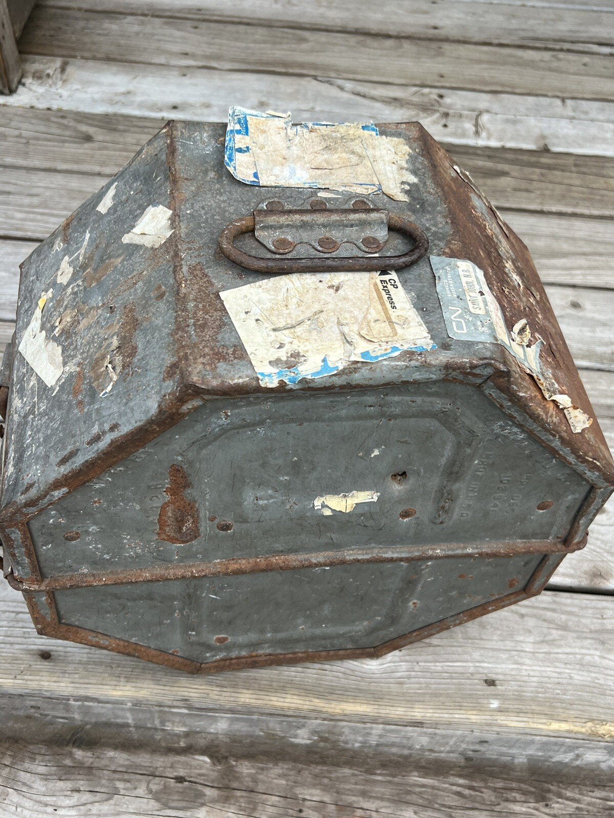 Goldberg Bros MGM Film Canister Reels Carrying Case Vintage 35mm 15″ Decor