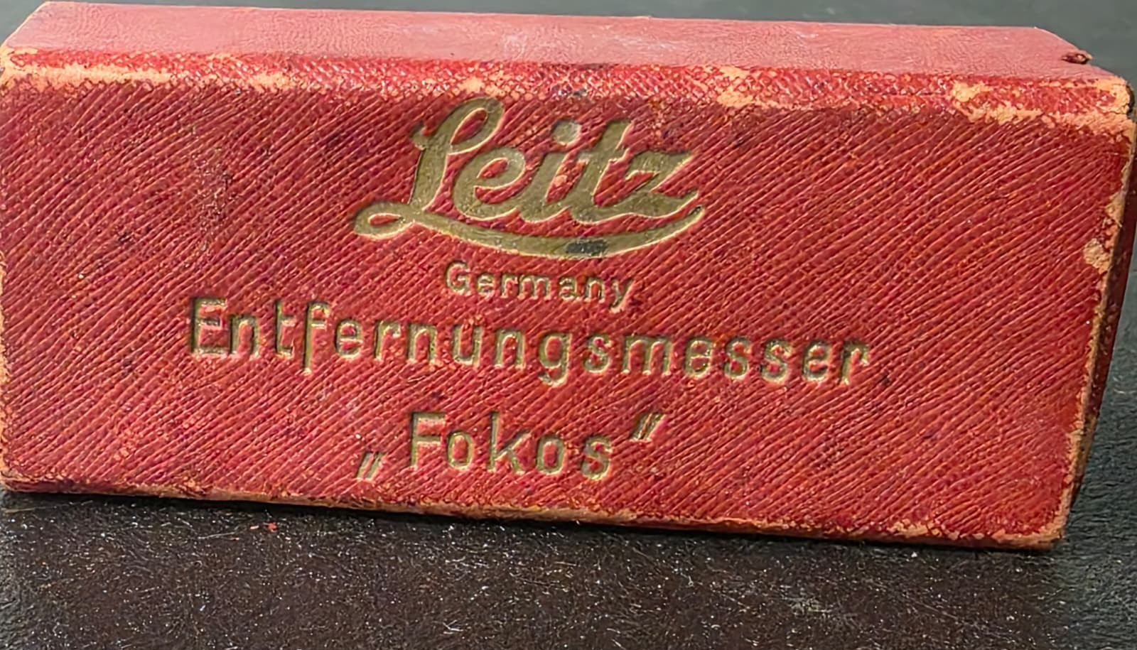 Leica Leitz Wetzlar “Fokos” Rangefinder – Black & Nickel – Feet Scale w/ Box