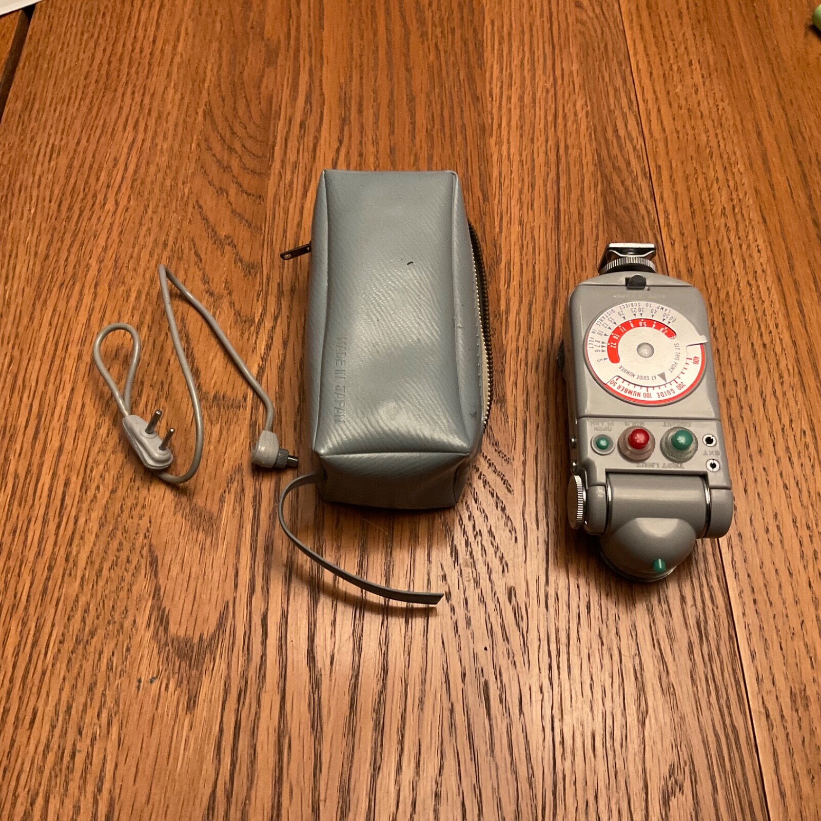 Vintage All-Mite Camera Flash Unit Collapsible Fan Style