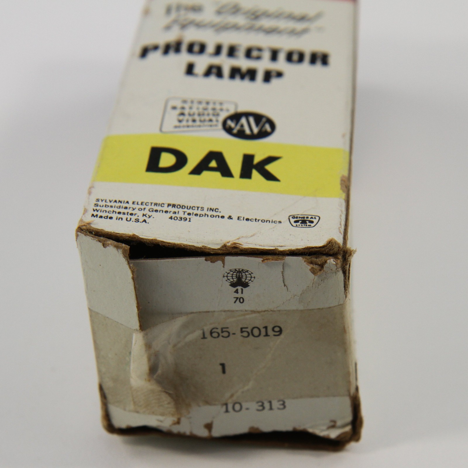 Vintage Slyvania DAK Blue Top & Kondo CLS Projector Lamps