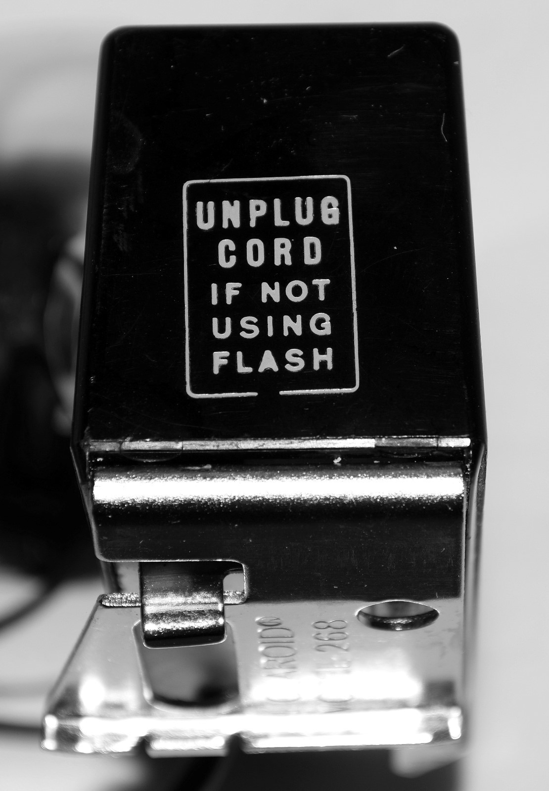 Vintage Polaroid Model 268 Flash Bulb Attacment with Blue Lens ~ FREE Shipping