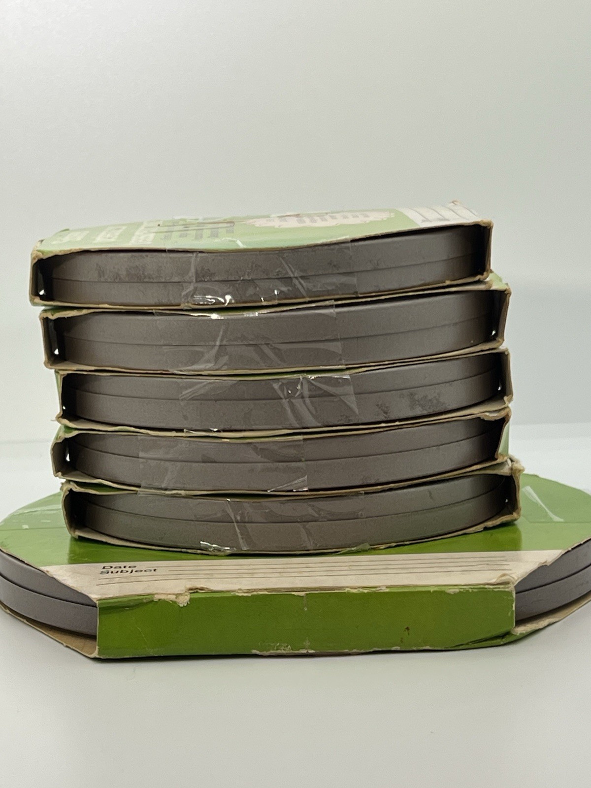 Lot 6 Scherer 8mm Reels & Cans 5x 200ft + 1x 400ft Standard/Super Sound