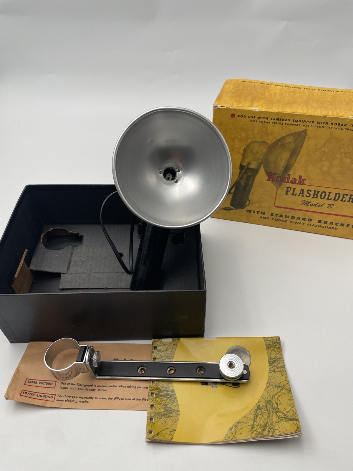 1950s Kodak Flash Holder Standard Bracket Original Box