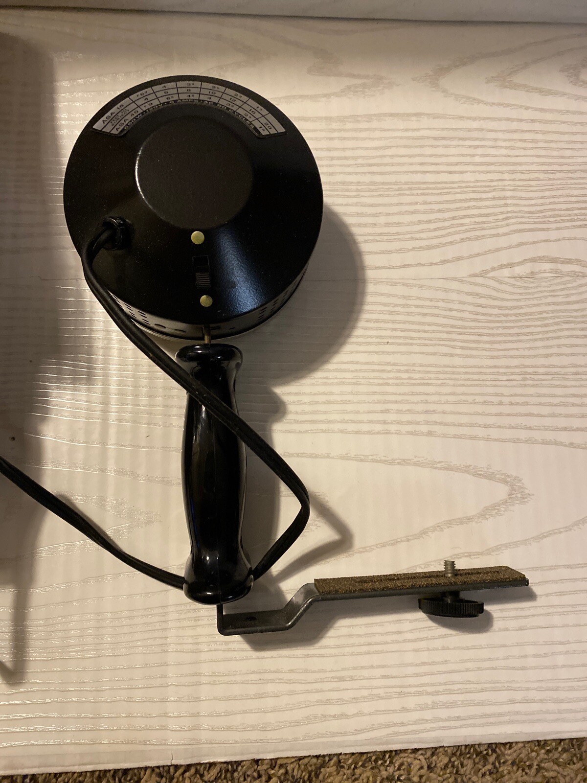 Vintage GE Kenco (875N) Super 8 Movie Lite With Grip & Mounting Bracket