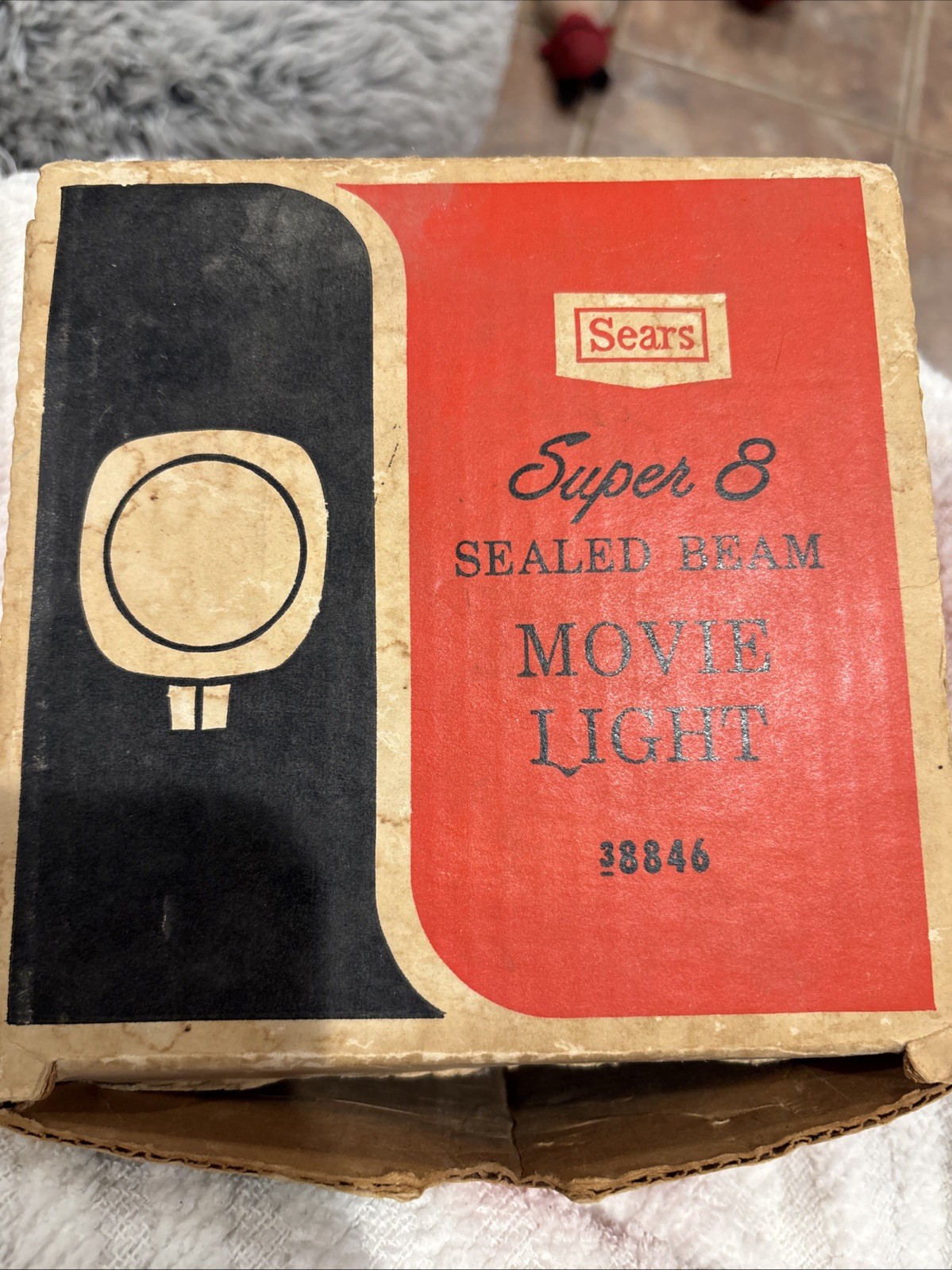 Sears Super 8 Sealed Beam Movie Light Model 8846