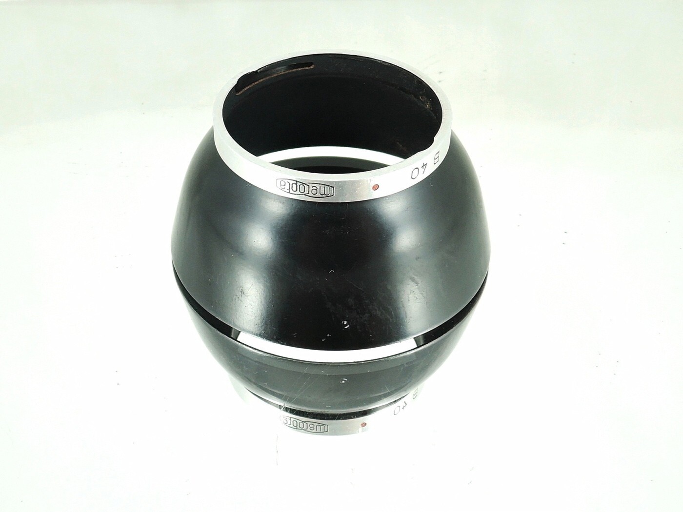 Shade hood Flexaret Meopta round bayonet B40 metal used used