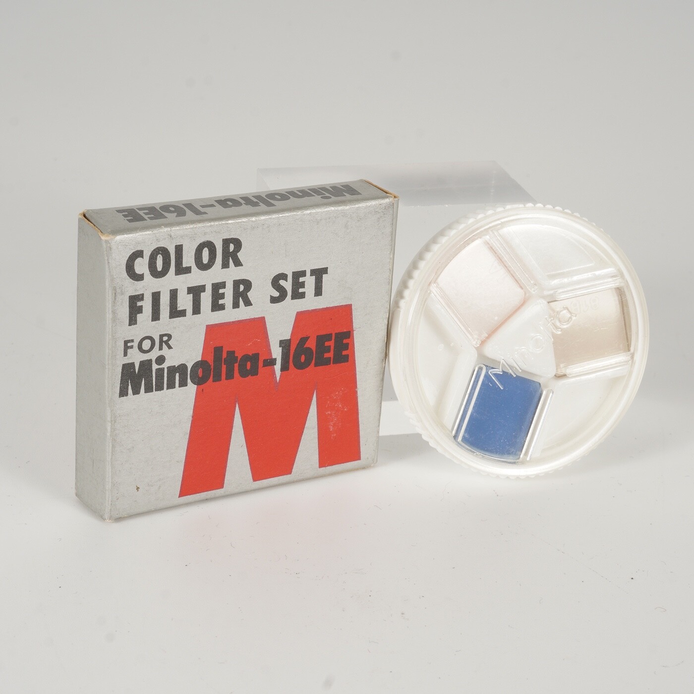 Minolta-16EE Filter Set – 80B, 81B, & 1A