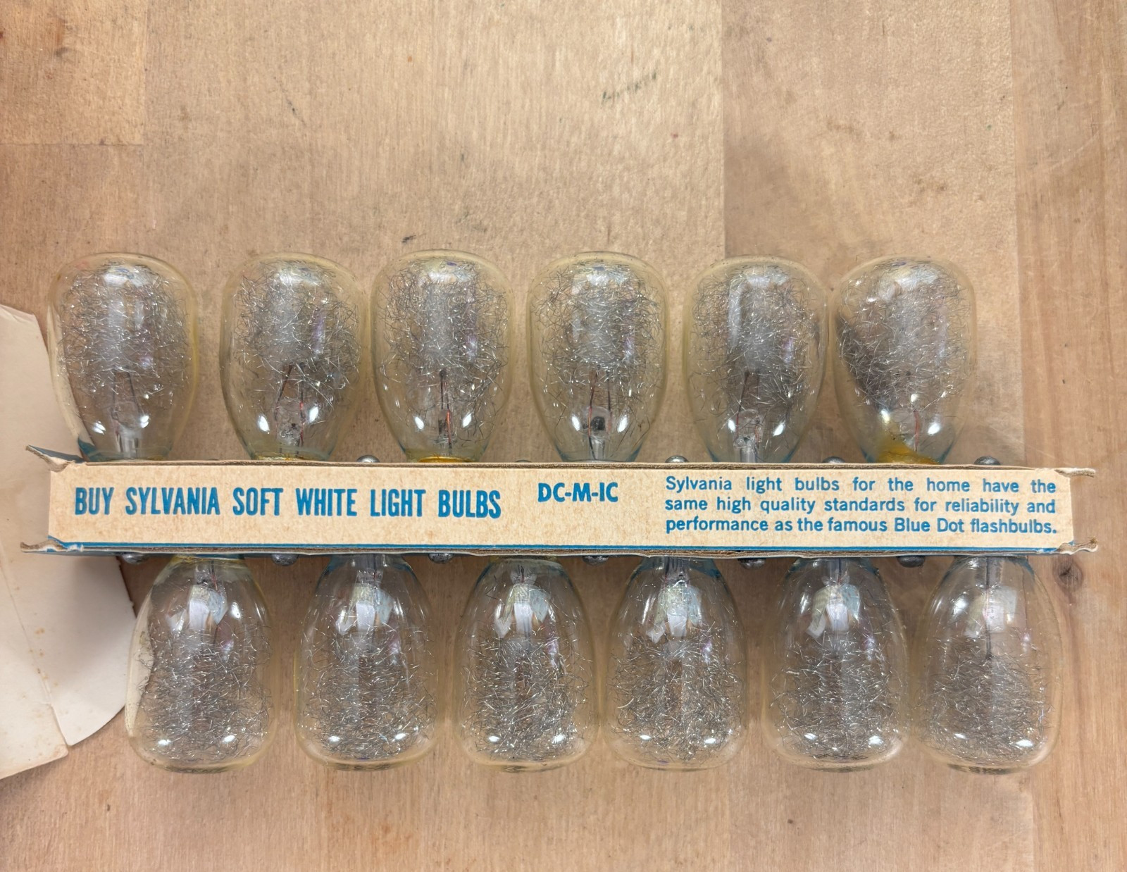 Lot Of 6 Boxes Sylvania Vintage M3 Blue Dot 12 Flash Bulbs Camera Bulb NOS