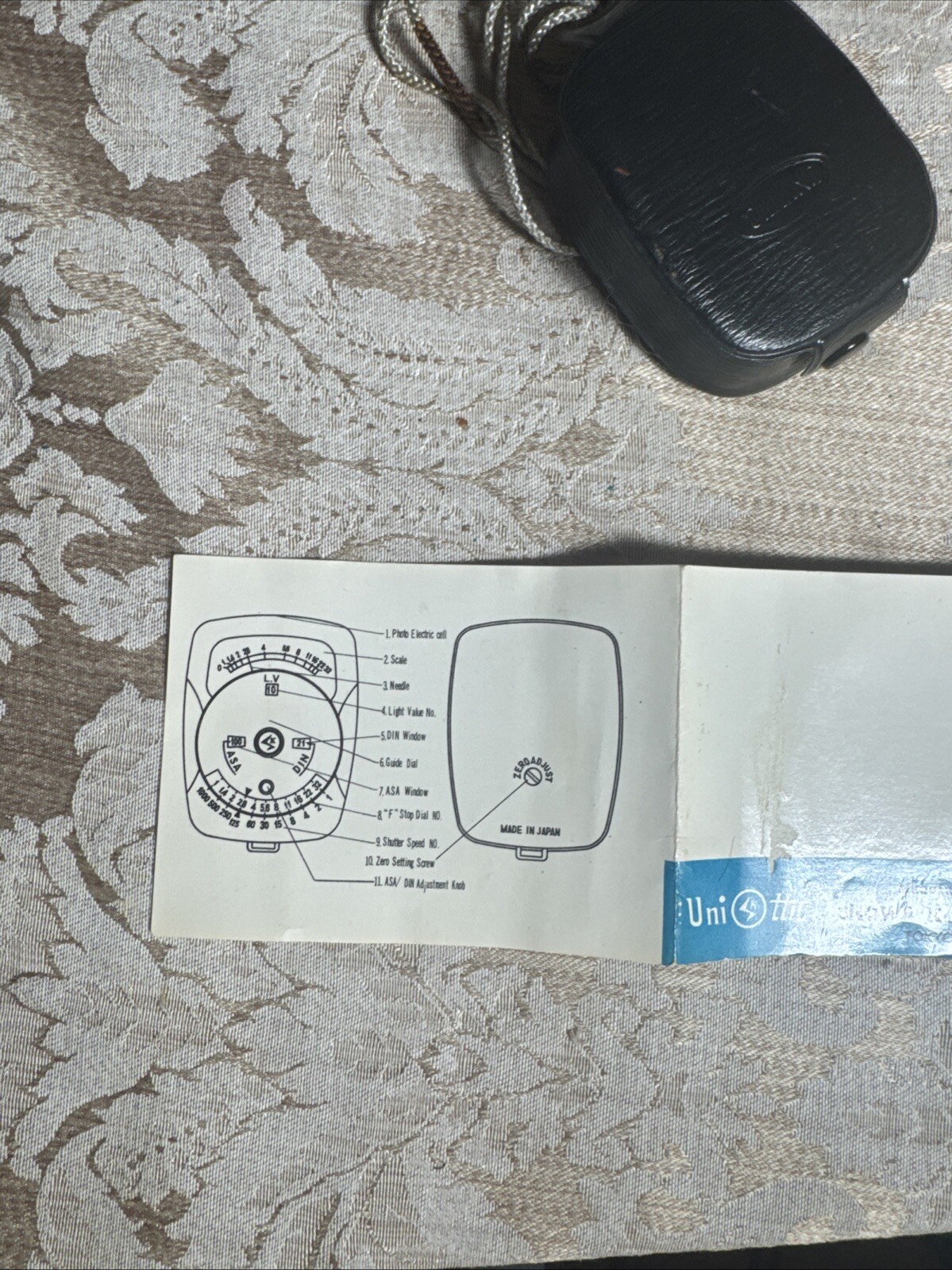 RARE Unittic ASA DIN CDS Light Exposure Meter