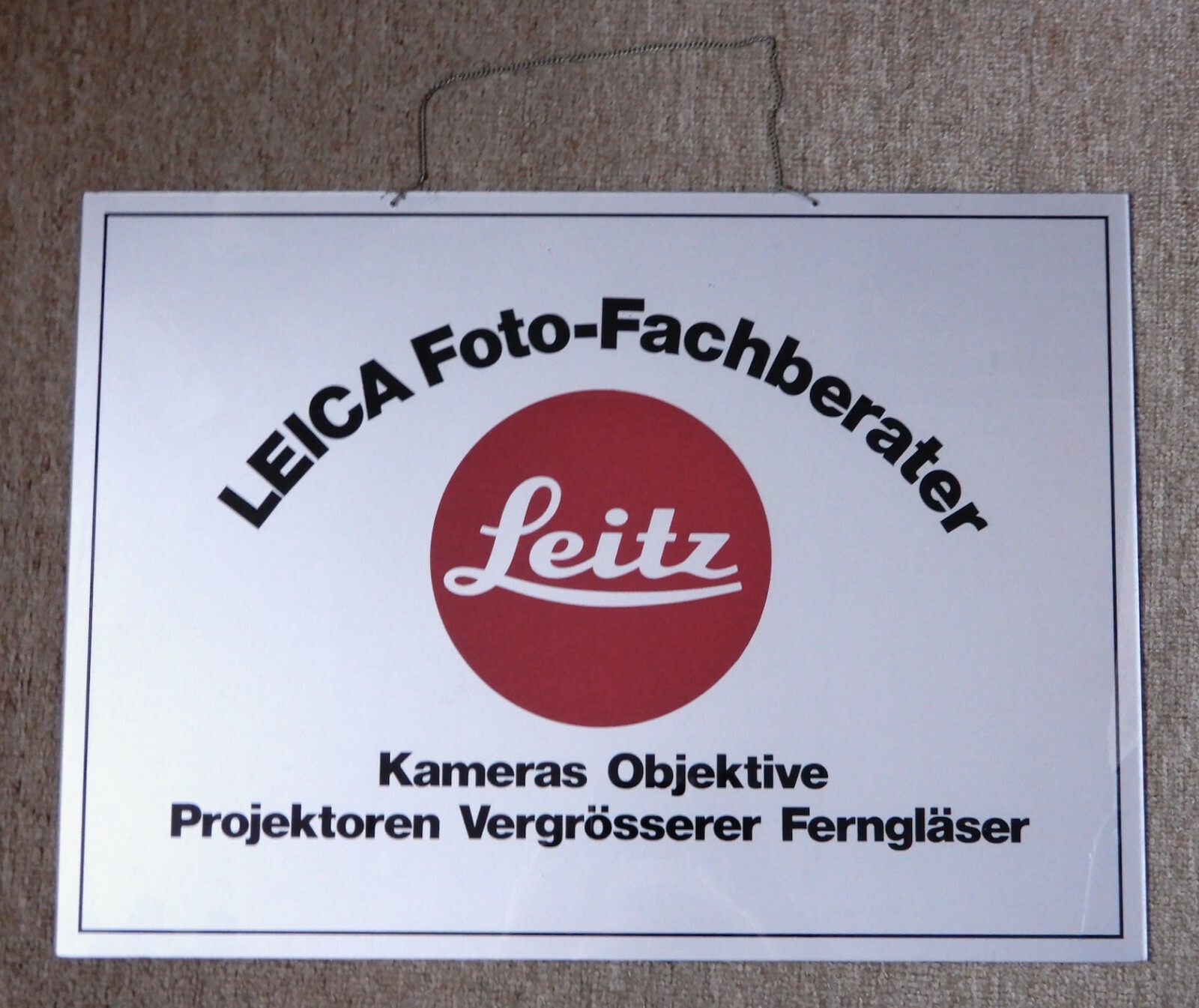 Leica 50x36cm “Leica Specialist” Sign in German #5 ………. Very Rare !!