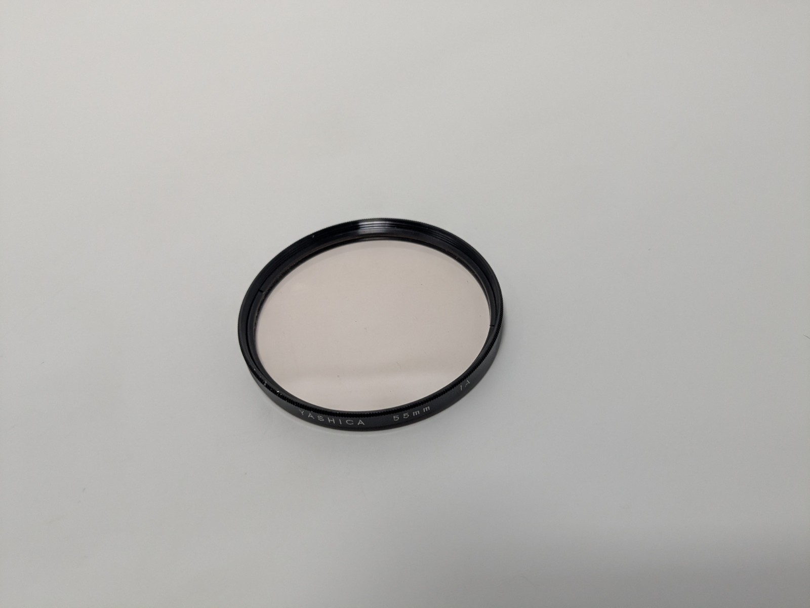 Yashica 1A Lens Filter 55mm Black Made in Japan Vintage Red