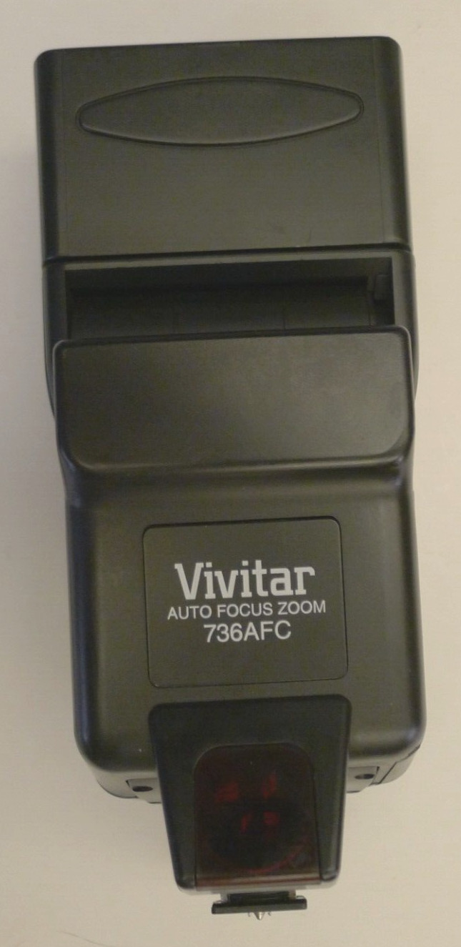Vivitar Auto Focus Zoom 736AFC Hot Shoe Flash for Canon – TESTED