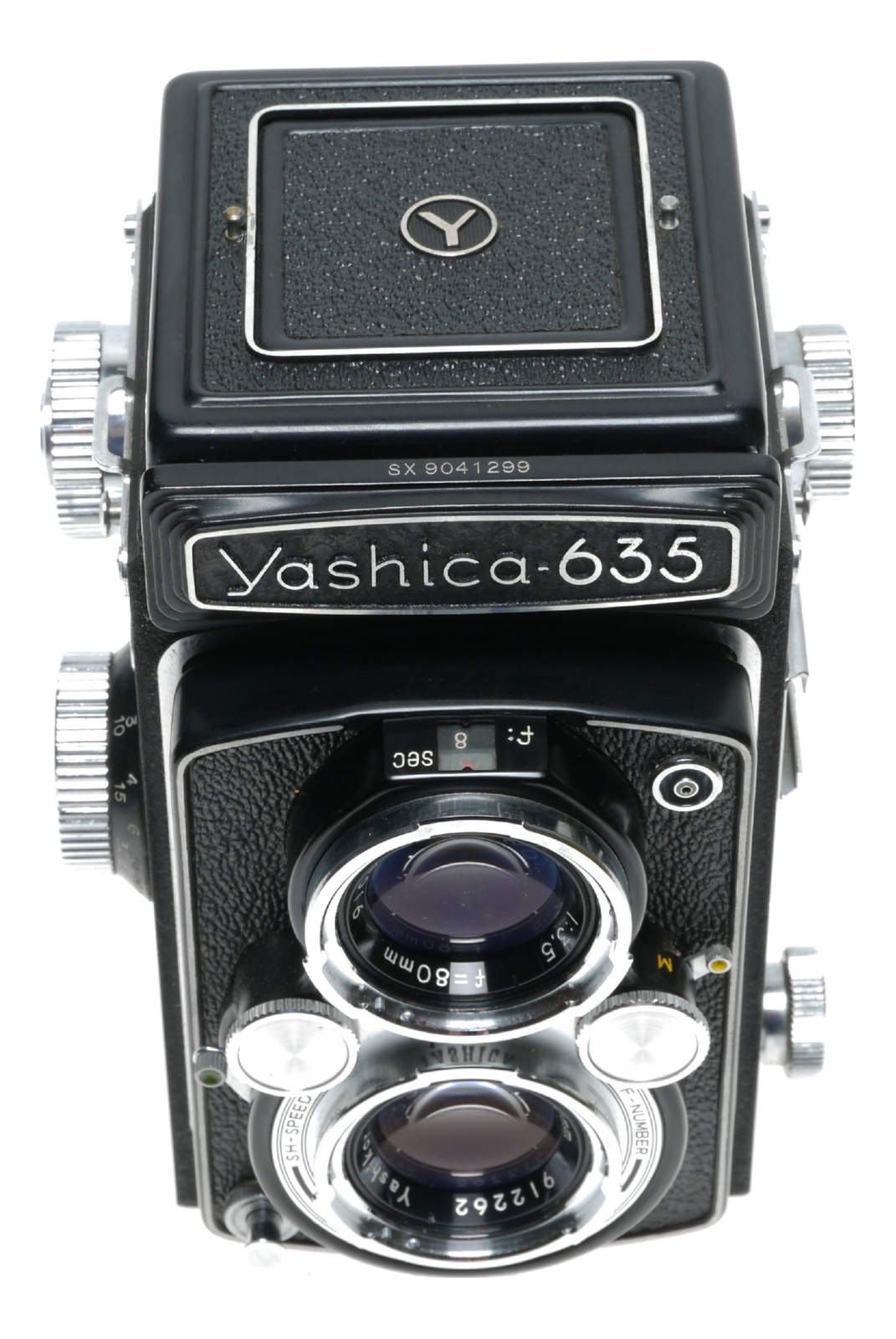 Yashica-635 Dual Format TLR Film Camera Yashikor 3.5/80mm