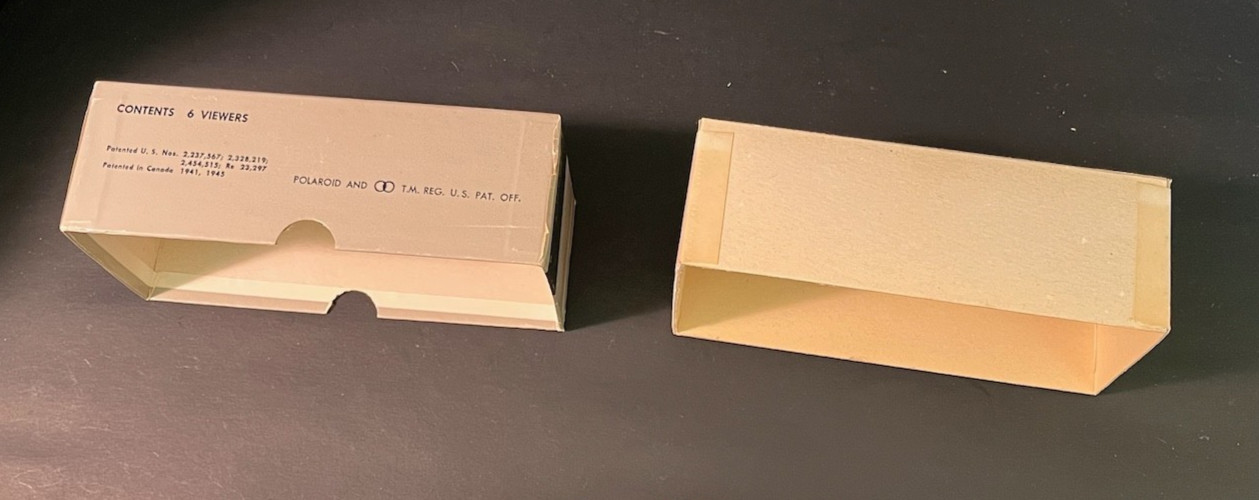 Vintage Polaroid 3-D Viewers Model 729 – Set of 6 — Original Box – Teal Frames