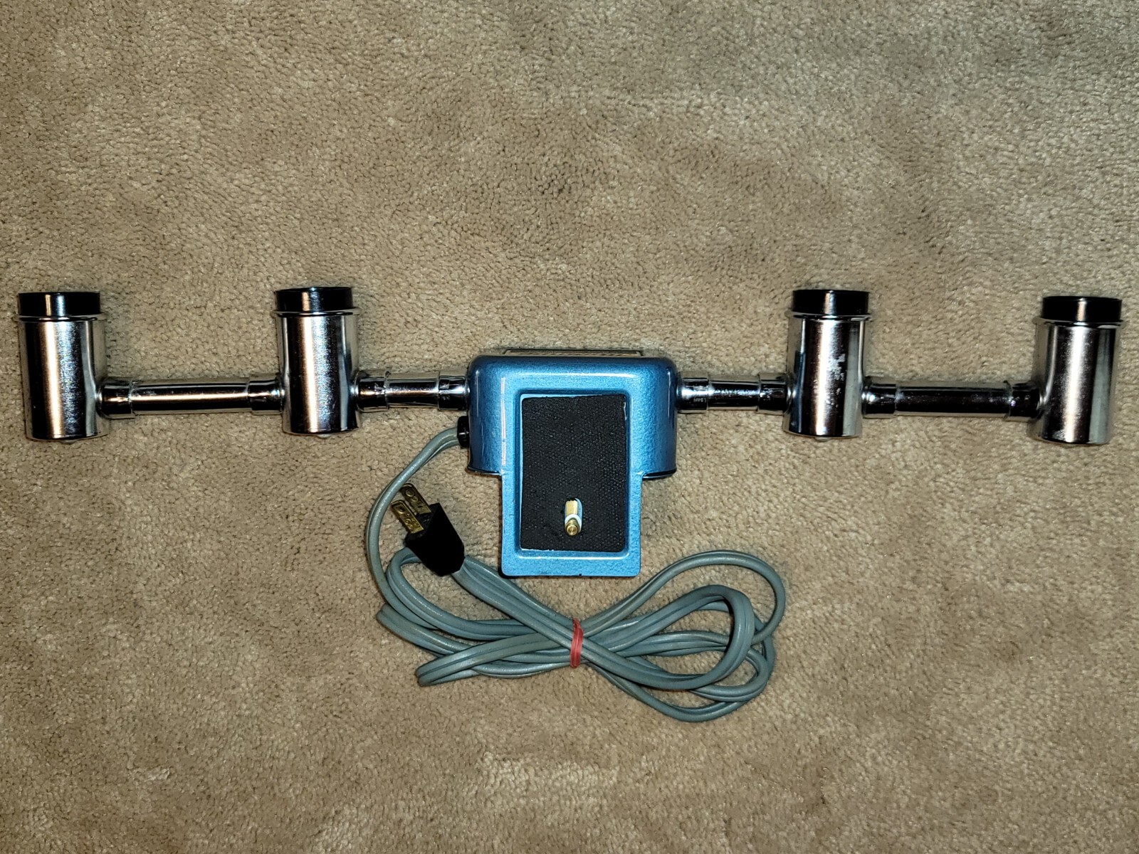 Vintage Chrome Mobilite Flex Light Bar Lamp for Photography