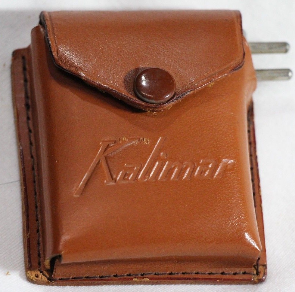 Vintage Kalimar Camera 32X Flash Booster in Leather Pouch
