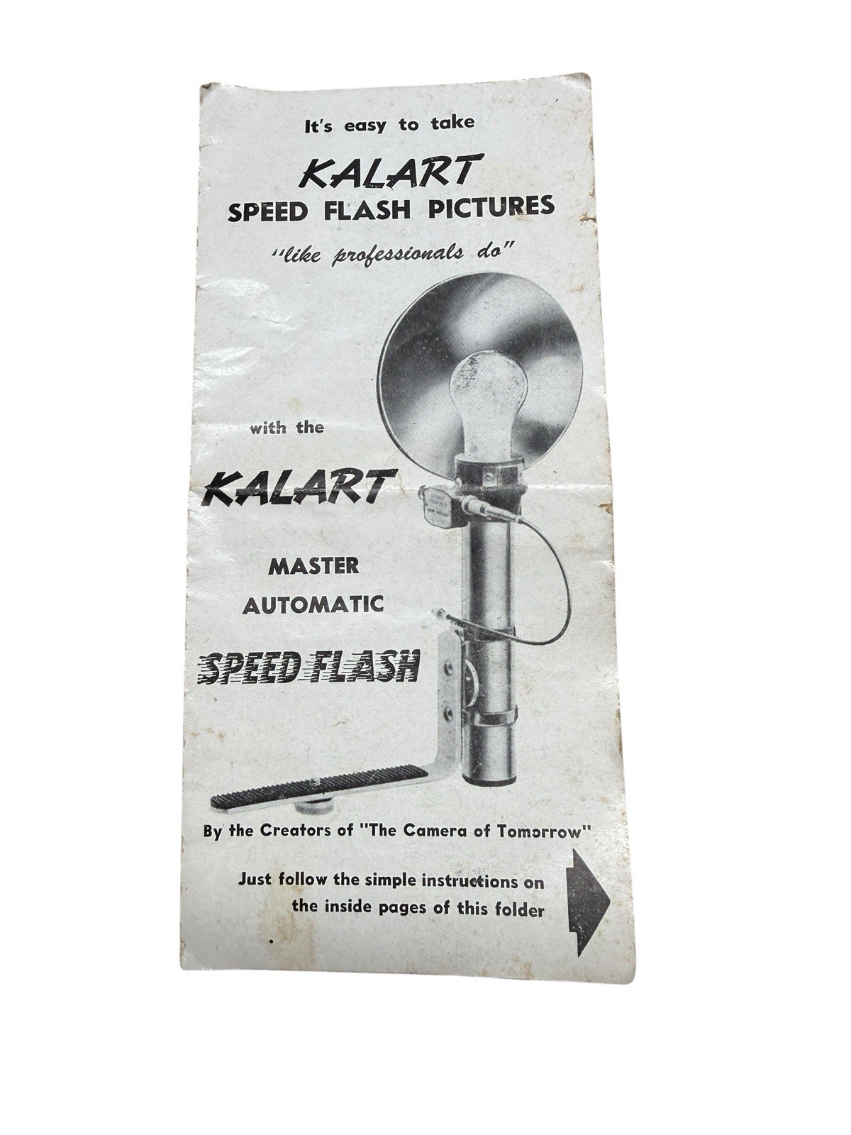 Kalart Master Automatic Speed Flash Synchronizer Vintage 1950 Press Camera USA