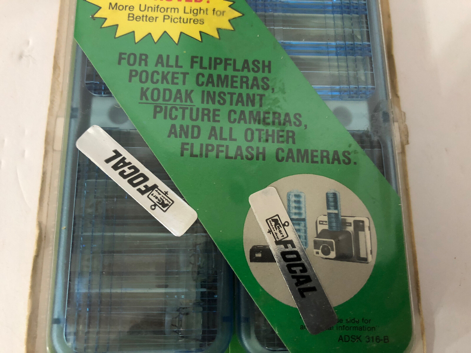 VTG SEALED KMART FOCAL FLIP FLASH II TWIN PACK KODAK INSTANT & FLIPFLASH CAMERAS