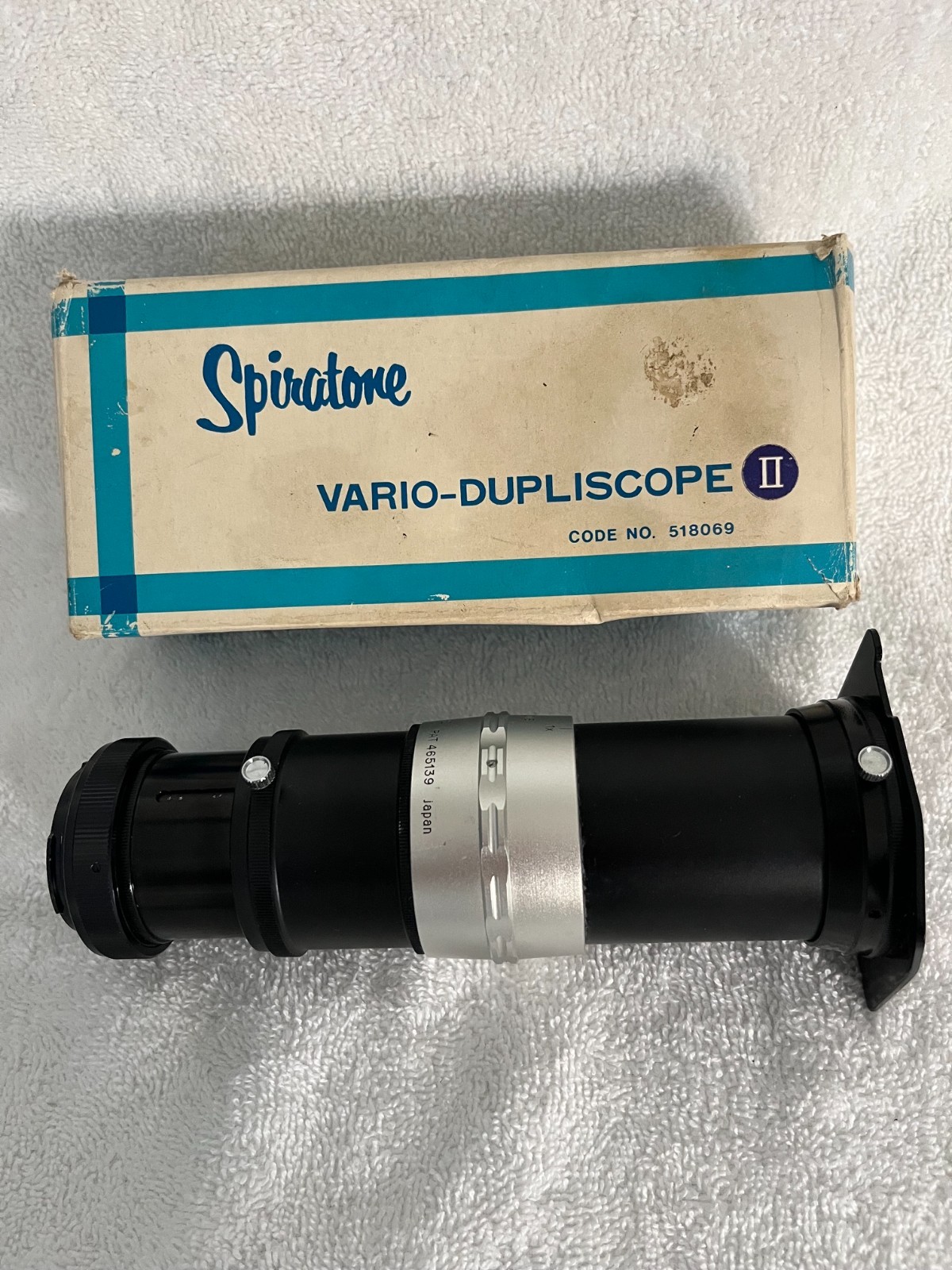 Spiratone #518069 Vario-Dupliscope II Slide Copier, Bent Mount – PARTS