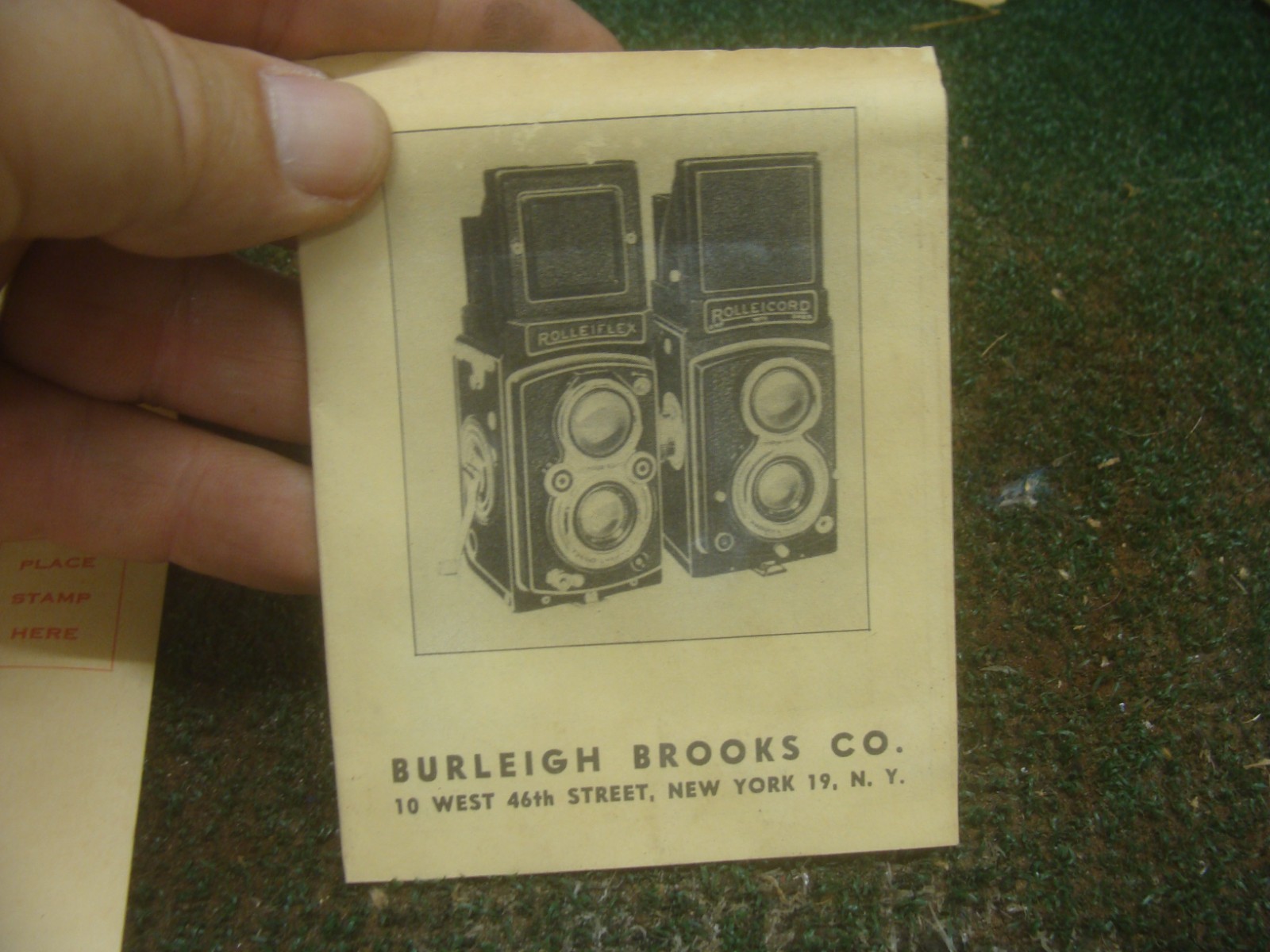 Rare Rolleiflex Empty Box Only For Camera with paperwork – AS SHOWN