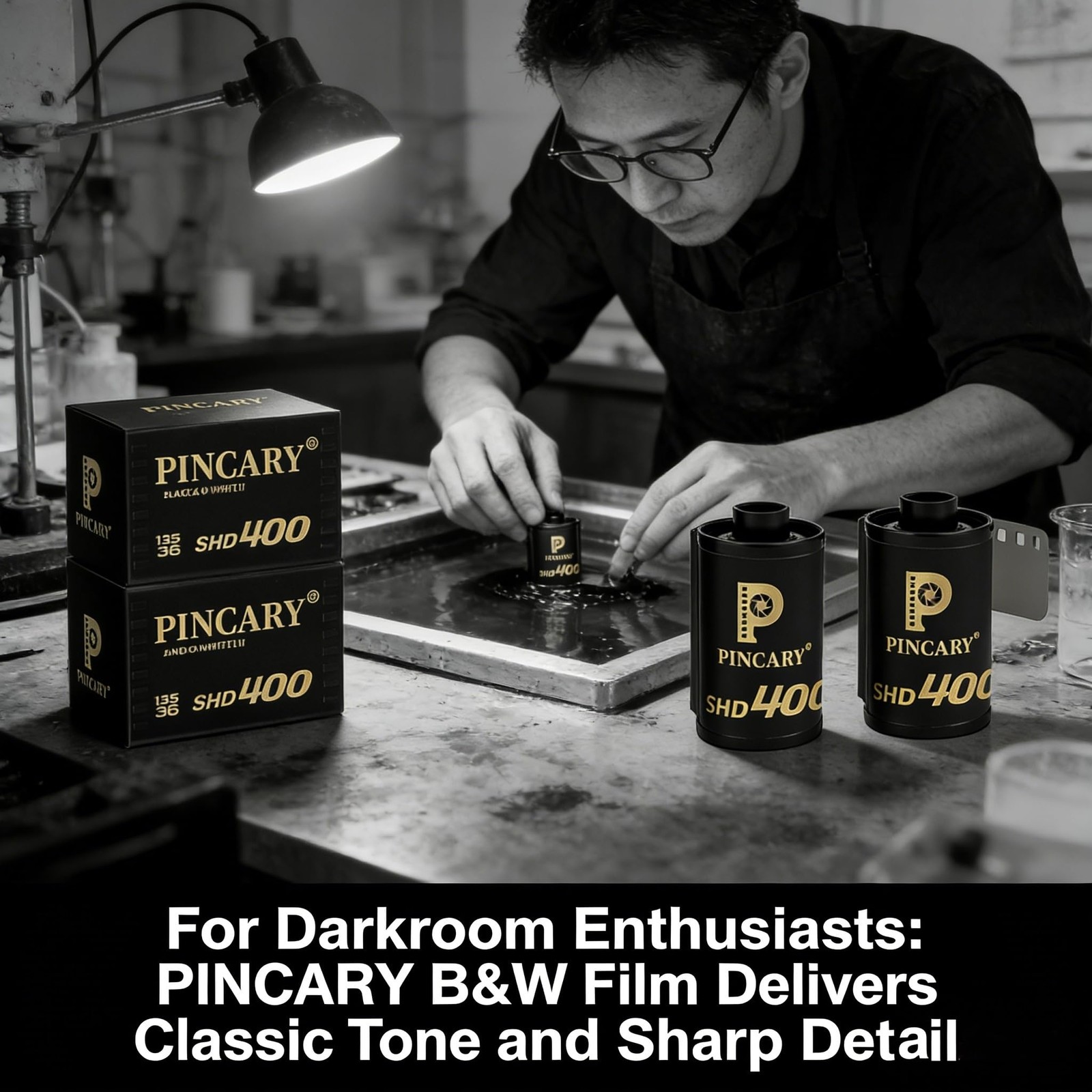 Black And White Film 35mm ISO400 Portrait Friendly Smooth Grain Roll Travel