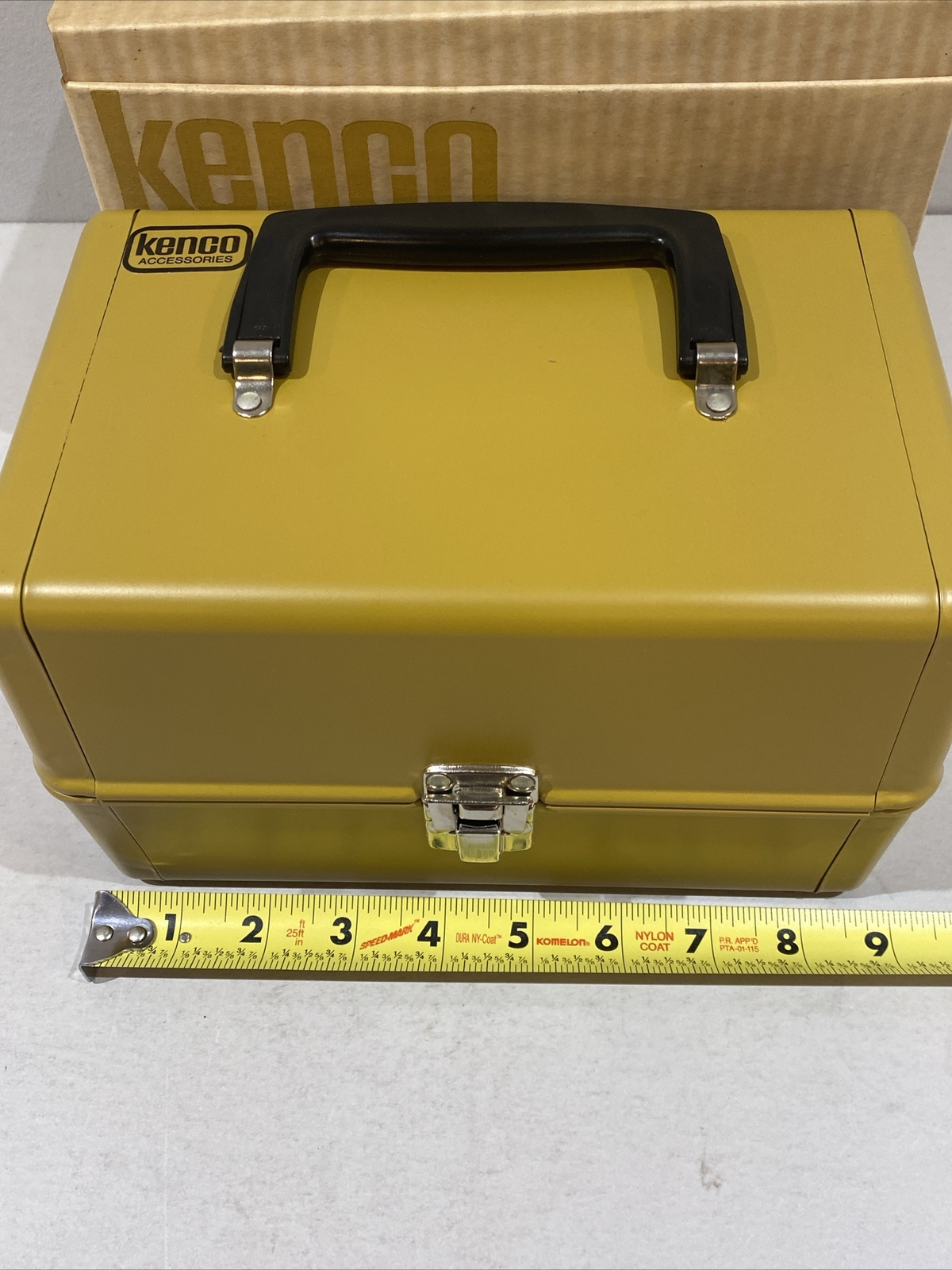 Vintage Model 1200 Kenco Movie Film Library Chest In Original Box + Index Card