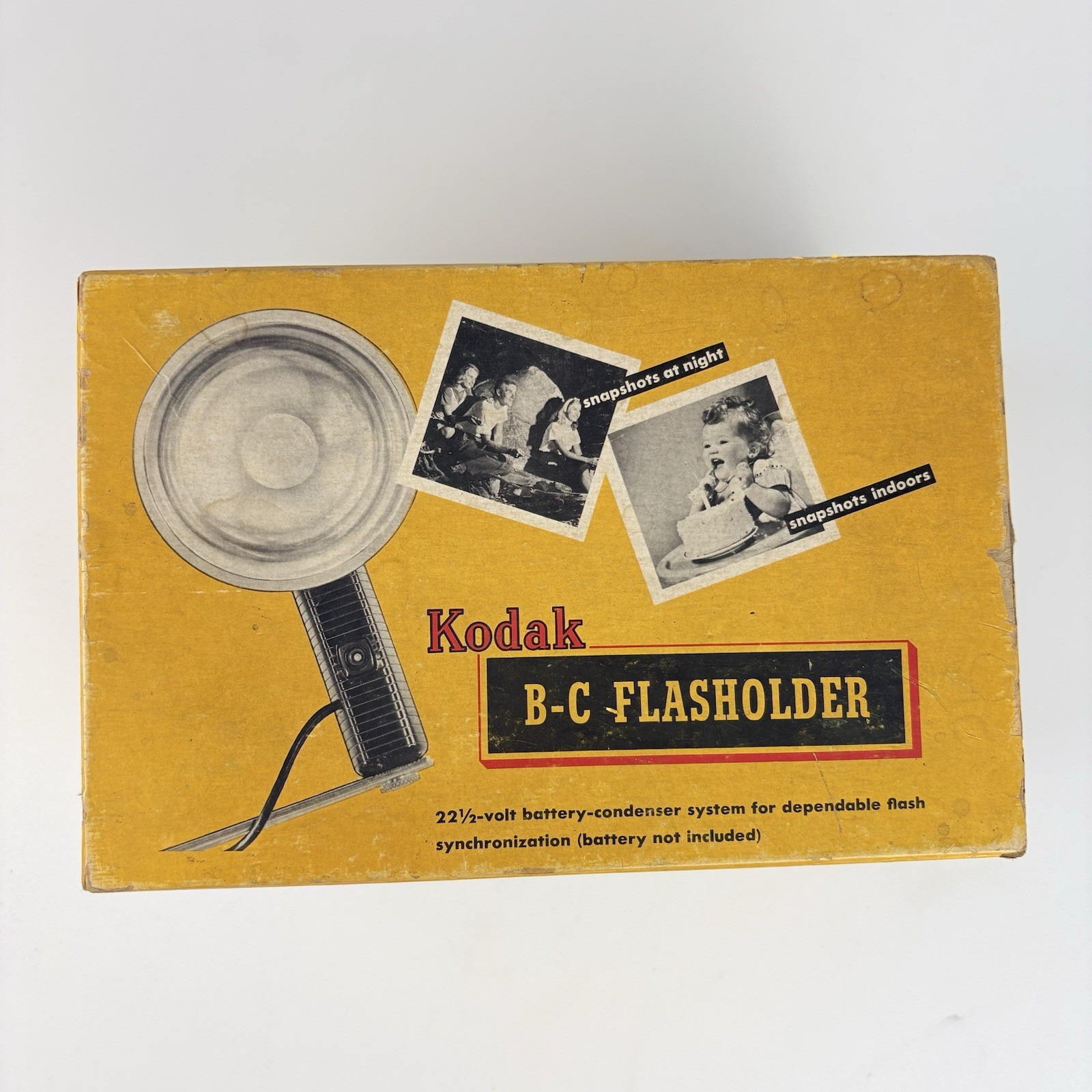 Vintage Kodak B-C Flasholder with Original Box Photography