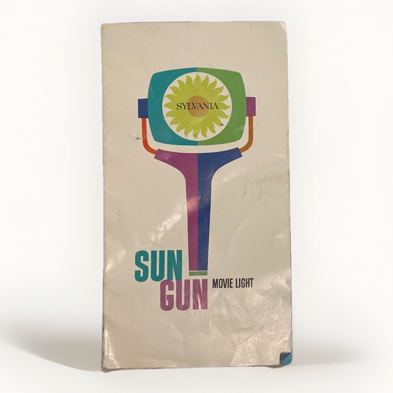 Sylvania Sun Gun Movie Light Original OwnersInstructions And Bracket Only