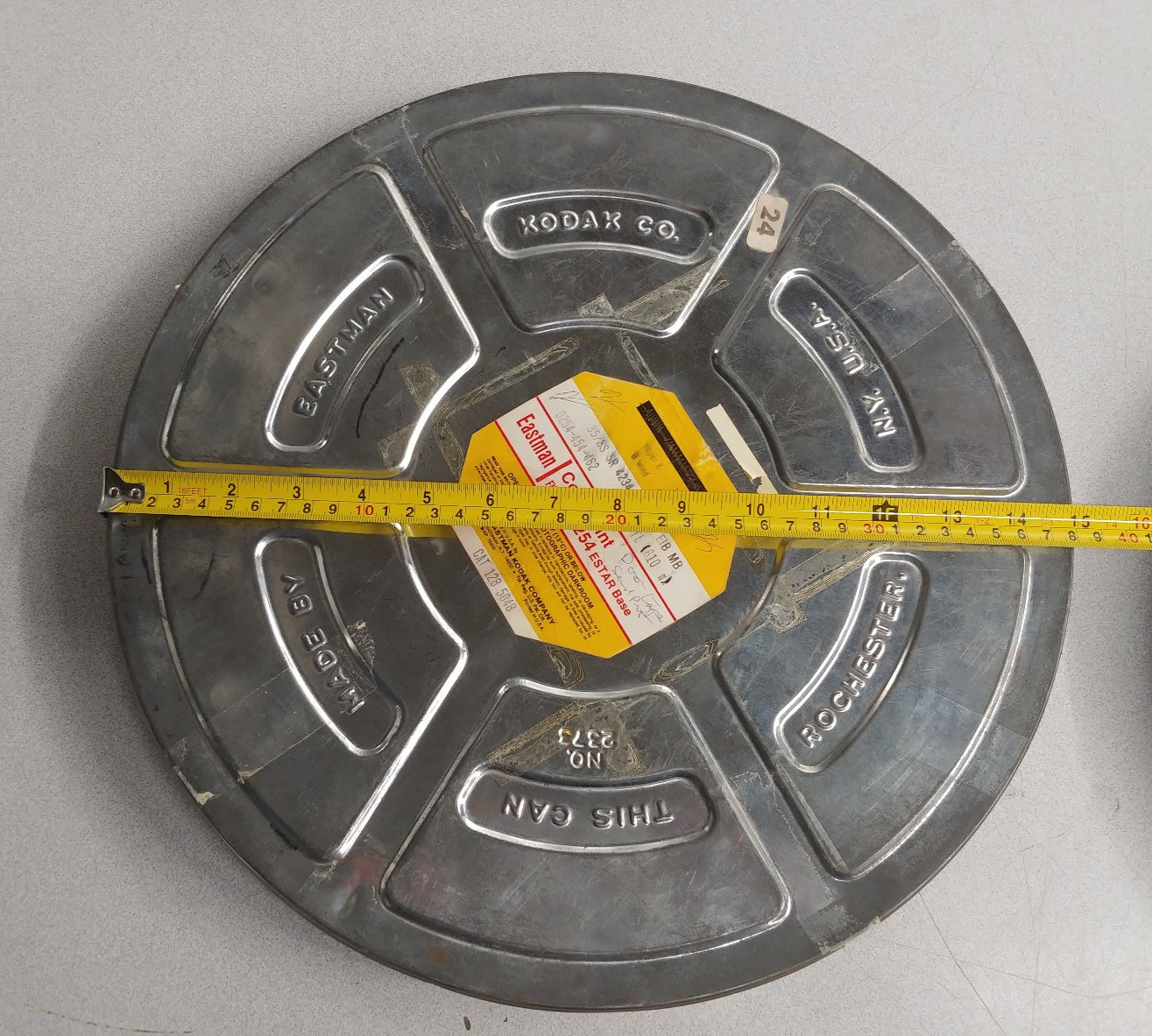 Lot of 3 Eastman Kodak No. 2373 35mm Film Reel Canisters