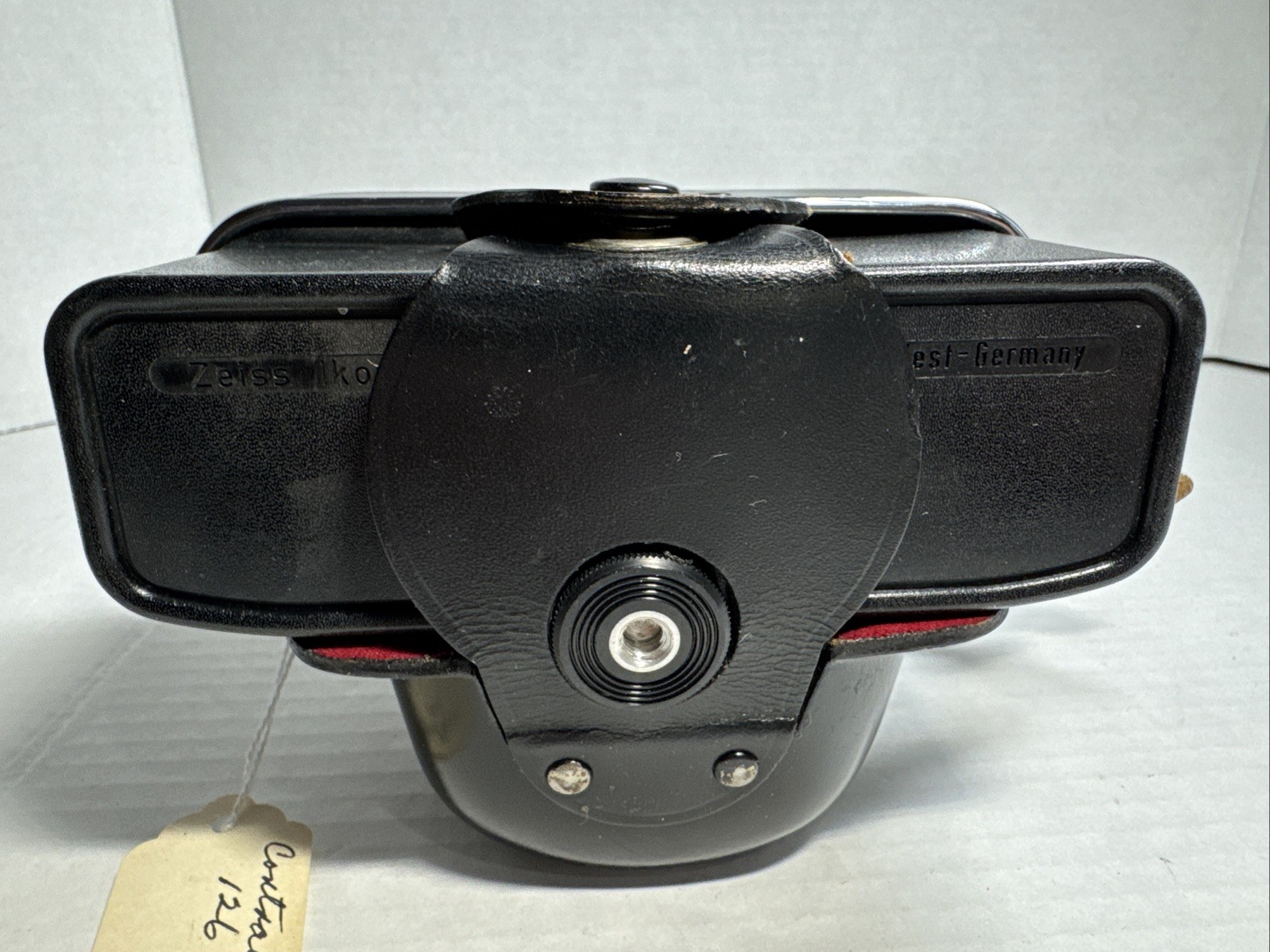 Zeiss Ikon Voigtlander Contaflex 126 Leather Camera Case Only NO CAMERA Blk