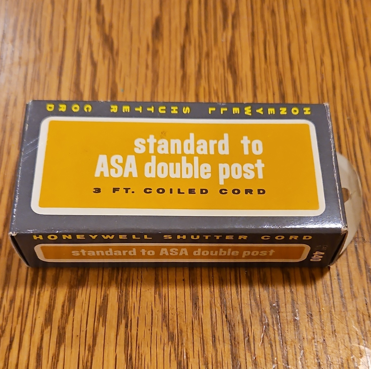 Honeywell 57K-3 Shutter Cord Standard to ASA Double Post 3 ft Coiled