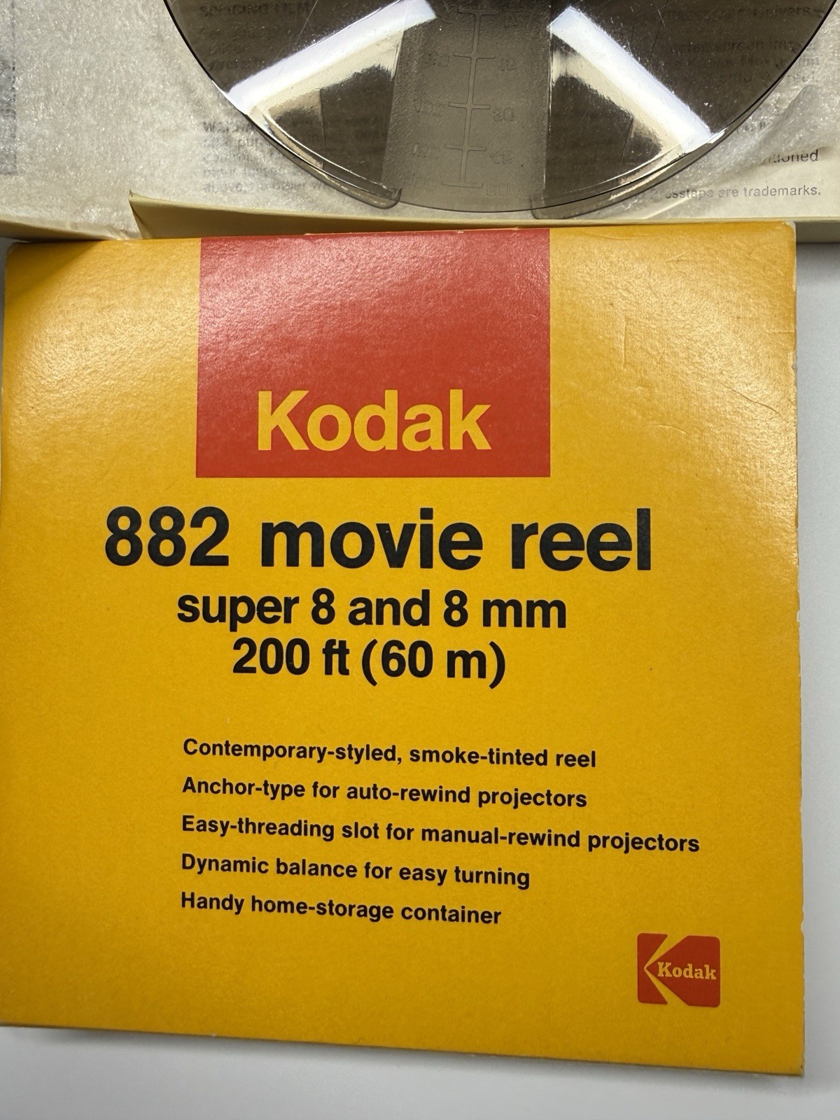 Vintage Kodak 882 Super 8mm Movie Reel 200 ft (5 inch).