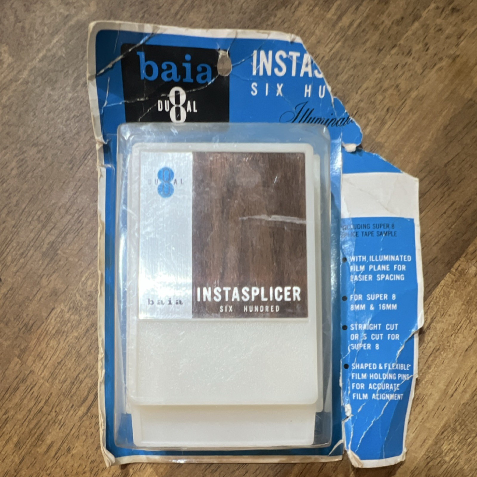 baia Instasplicer Six Hundred Dual 8 Film Splicer for Super 8, 8mm, 16mm #48