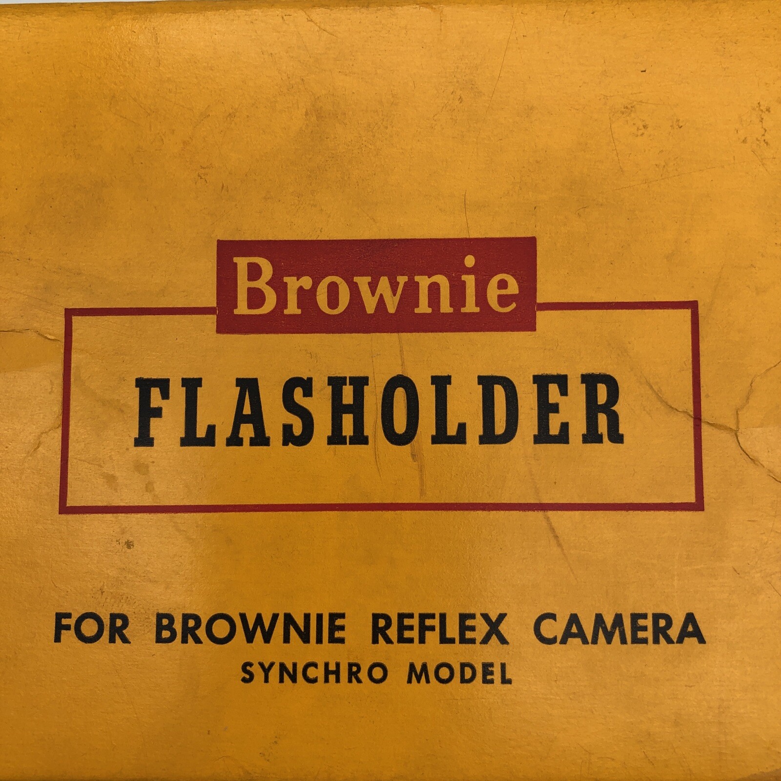 Vintage Kodak Brownie Flasholder for Brownie Reflex Synchro Model w/Original Box