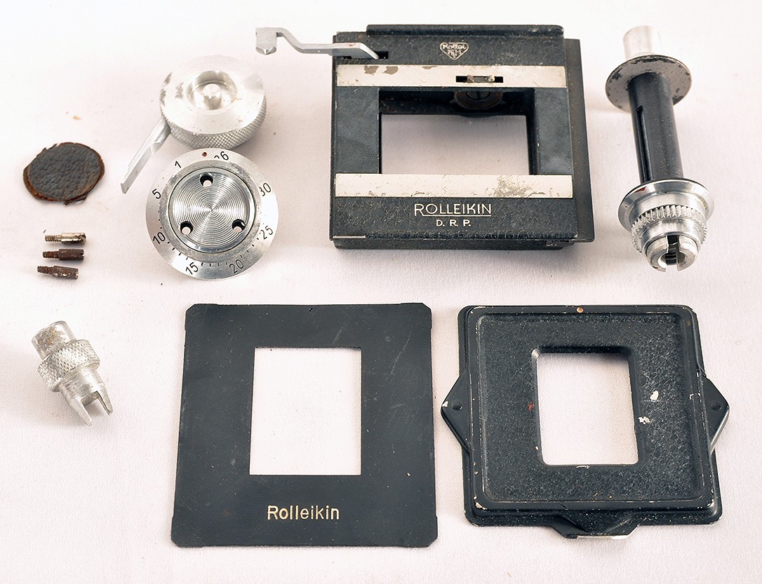 Rollei Rolleiflex TLR Rolleikin 35mm Film Adapter Conversion Kit In Hard Case(b)