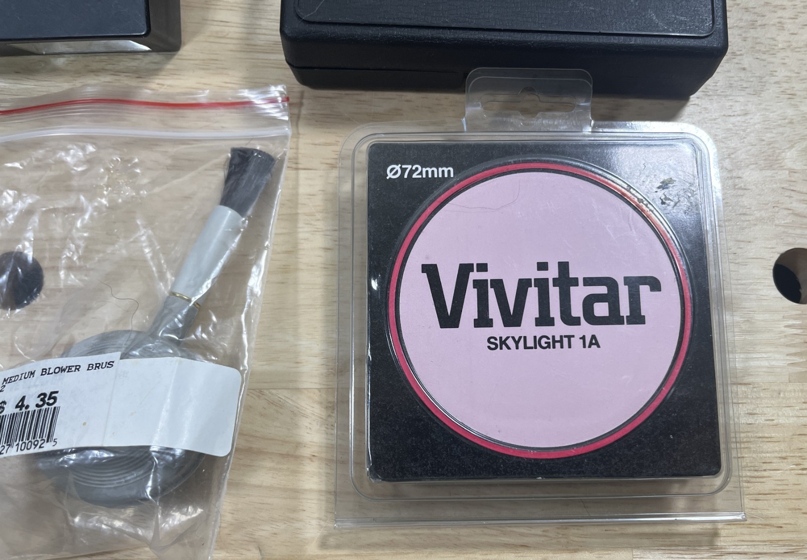 Vintage Camera Accessory & Parts Lot – Vivitar – Canon – Filters – Cleaning Kit