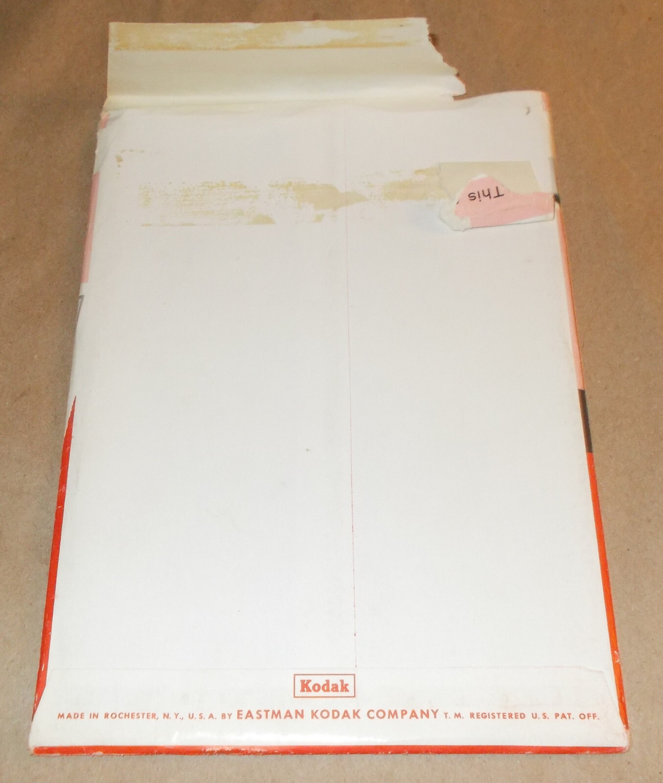 Kodak Greeting Negative No 25 : 1H-620 / 120 CHRISTMAS TO make Greeting Cards .