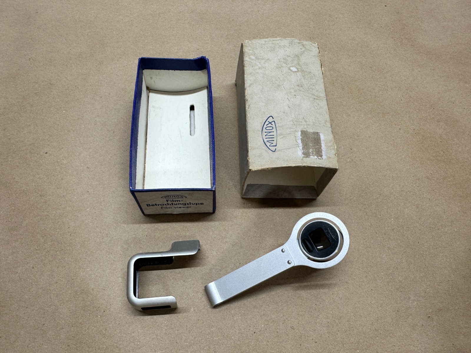 VTG Minox Film Viewer & Right Angle Finder w/ Original Box for Model B Cameras.