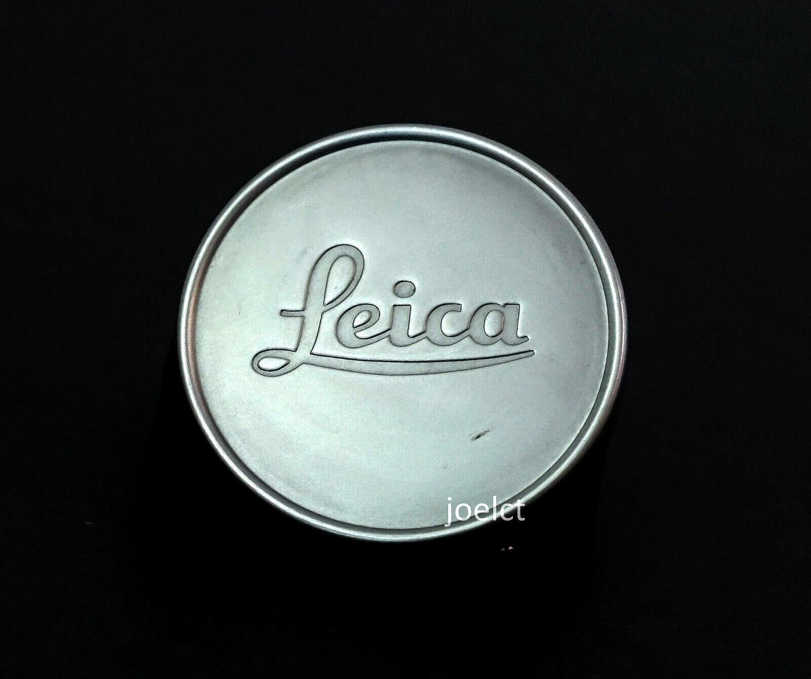 Vintage Original Leica Metal Dust / Lens Cap Matte Silver 39mm Filter Front Exc!