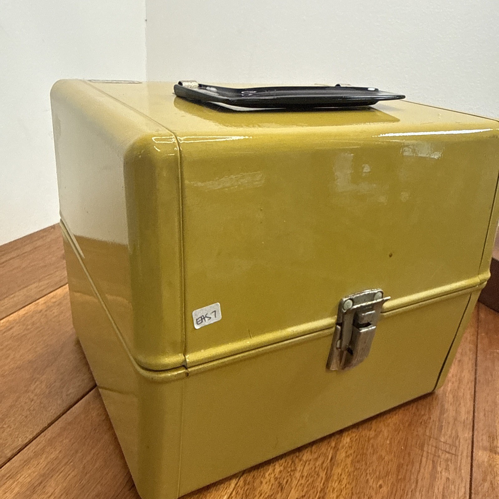 Kenco Film Tape Reel Chest Metal Box Has 9 Cans Great Condition! 1960’s